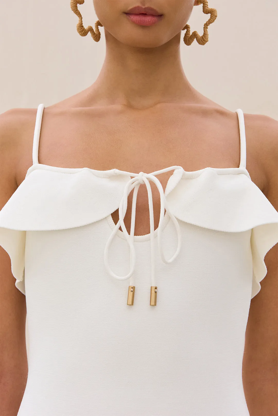 CIERA KNIT DRESS - OFF WHITE sold by Cult Gaia product image thumbnail 2