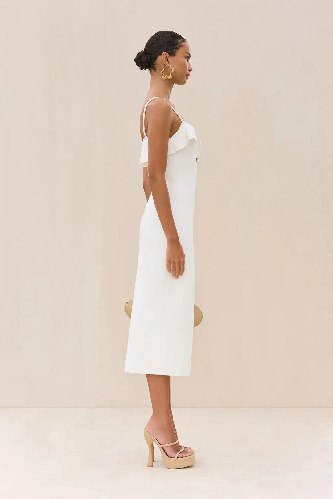 CIERA KNIT DRESS - OFF WHITE sold by Cult Gaia product image thumbnail 4