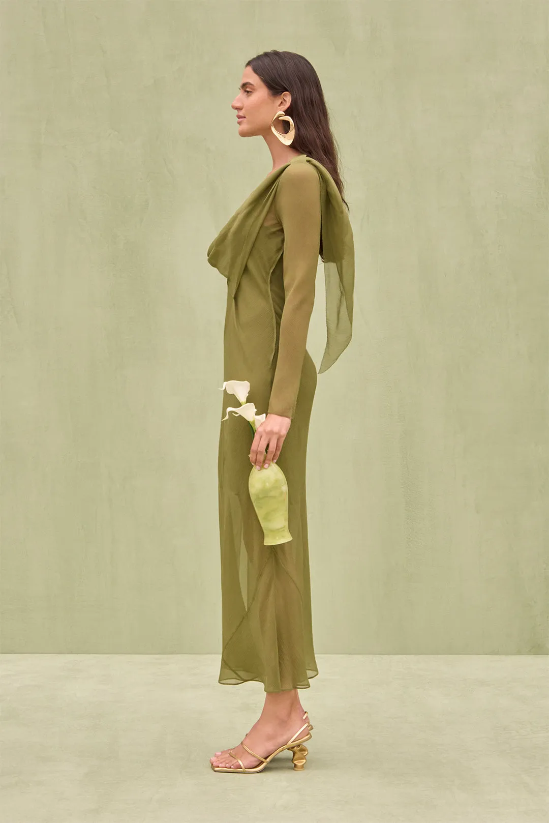 ELINE DRESS - CEDAR sold by Cult Gaia product image thumbnail 3