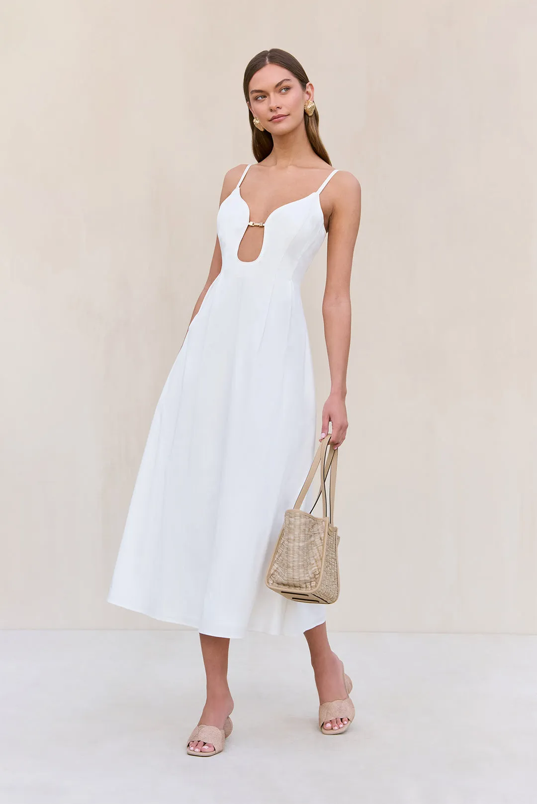 ELLARIA DRESS - OFF WHITE sold by Cult Gaia product image thumbnail 3