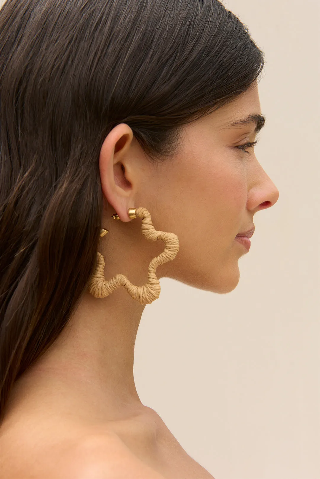 EMIKO EARRING - TOASTED NATURAL sold by Cult Gaia product image thumbnail 2