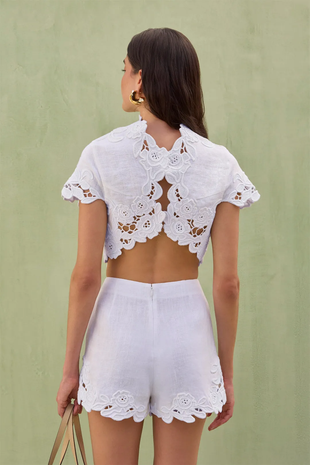 FILIPPA TOP - OFF WHITE sold by Cult Gaia product image thumbnail 4