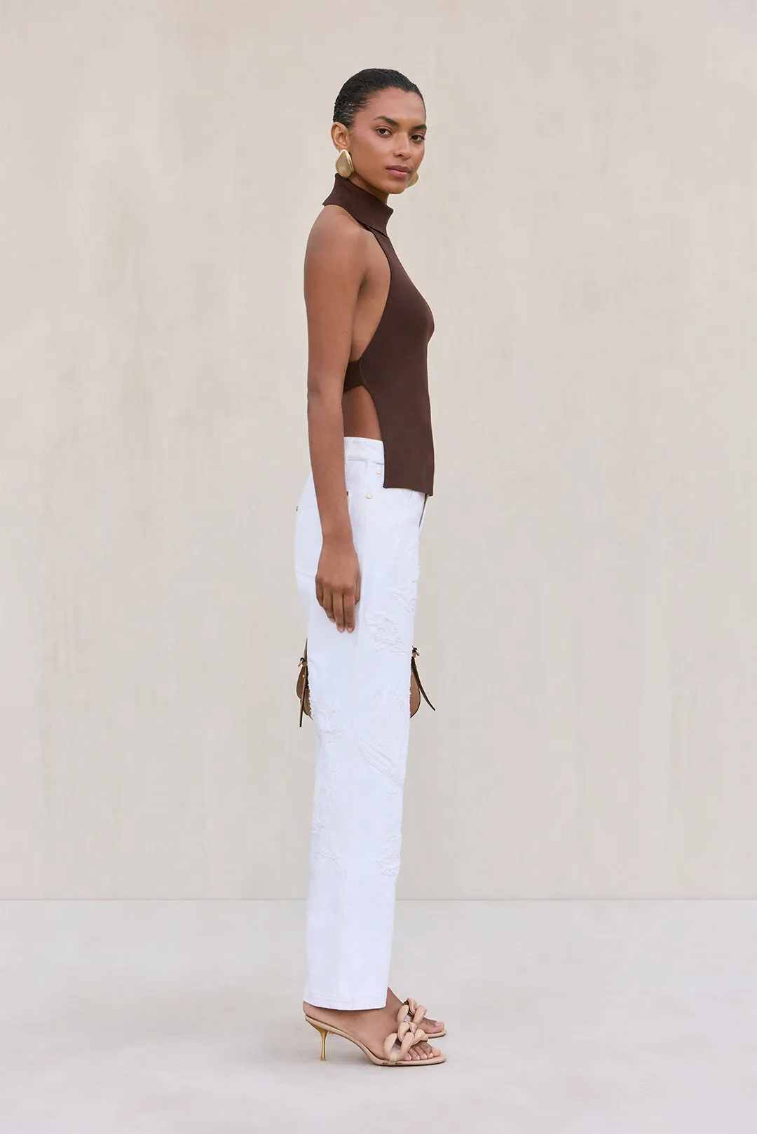 FLO JEAN - OFF WHITE sold by Cult Gaia product image thumbnail 4