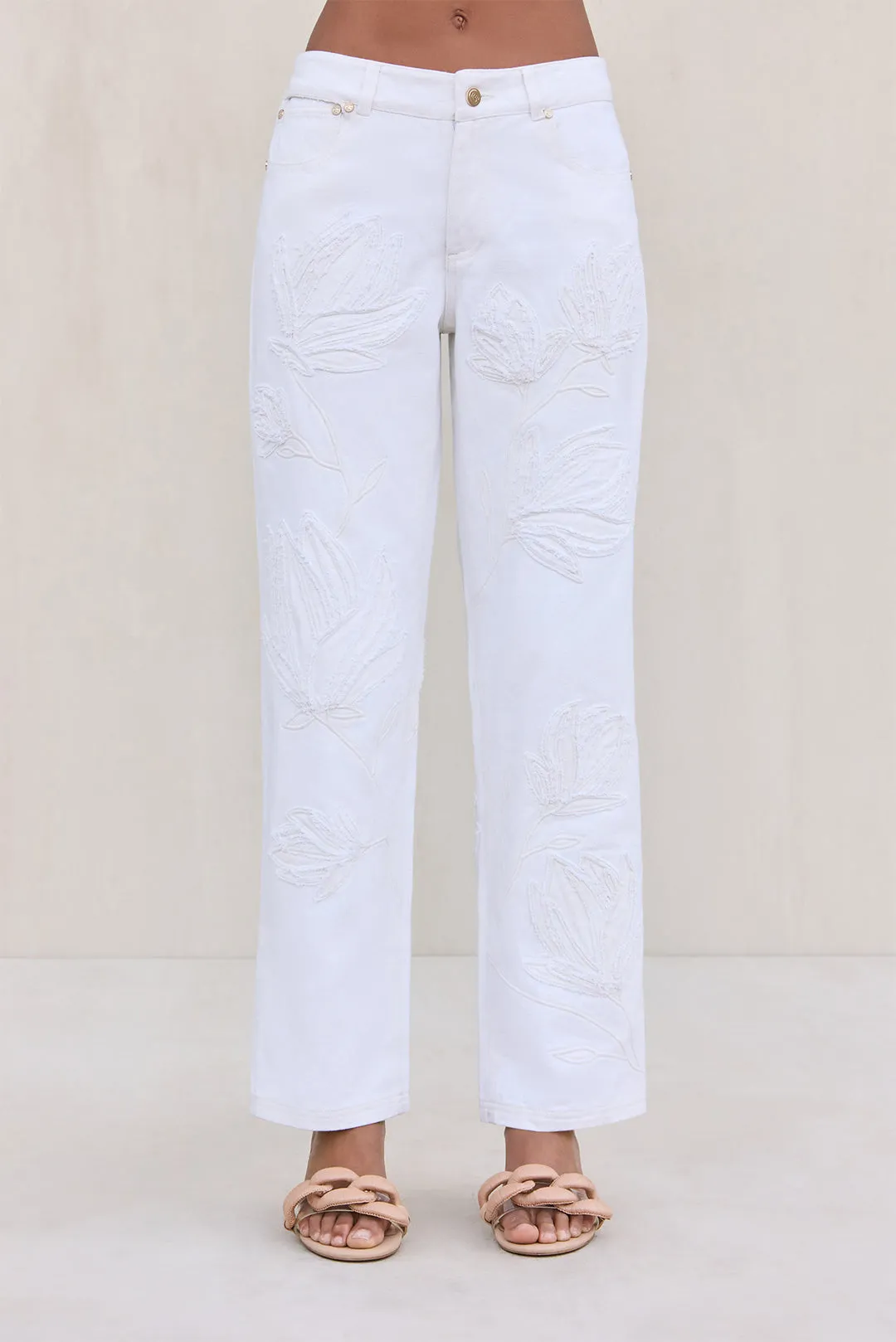 FLO JEAN - OFF WHITE sold by Cult Gaia product image thumbnail 2