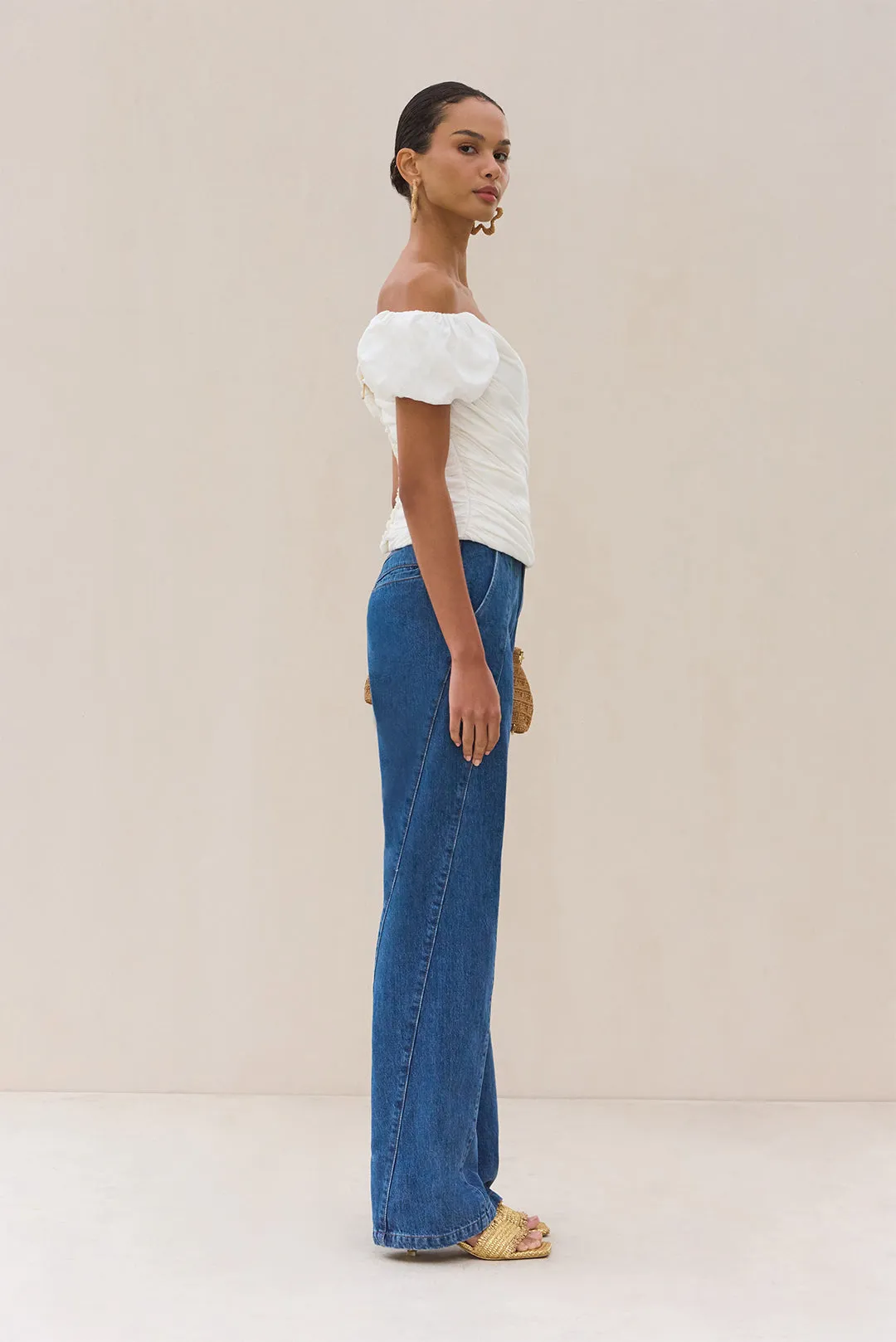 HELENE TOP - OFF WHITE sold by Cult Gaia product image thumbnail 4