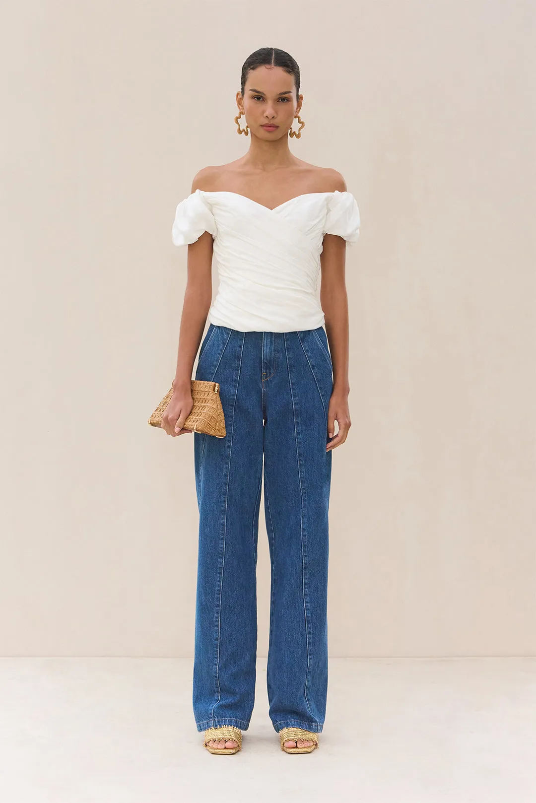 HELENE TOP - OFF WHITE sold by Cult Gaia product image thumbnail 2