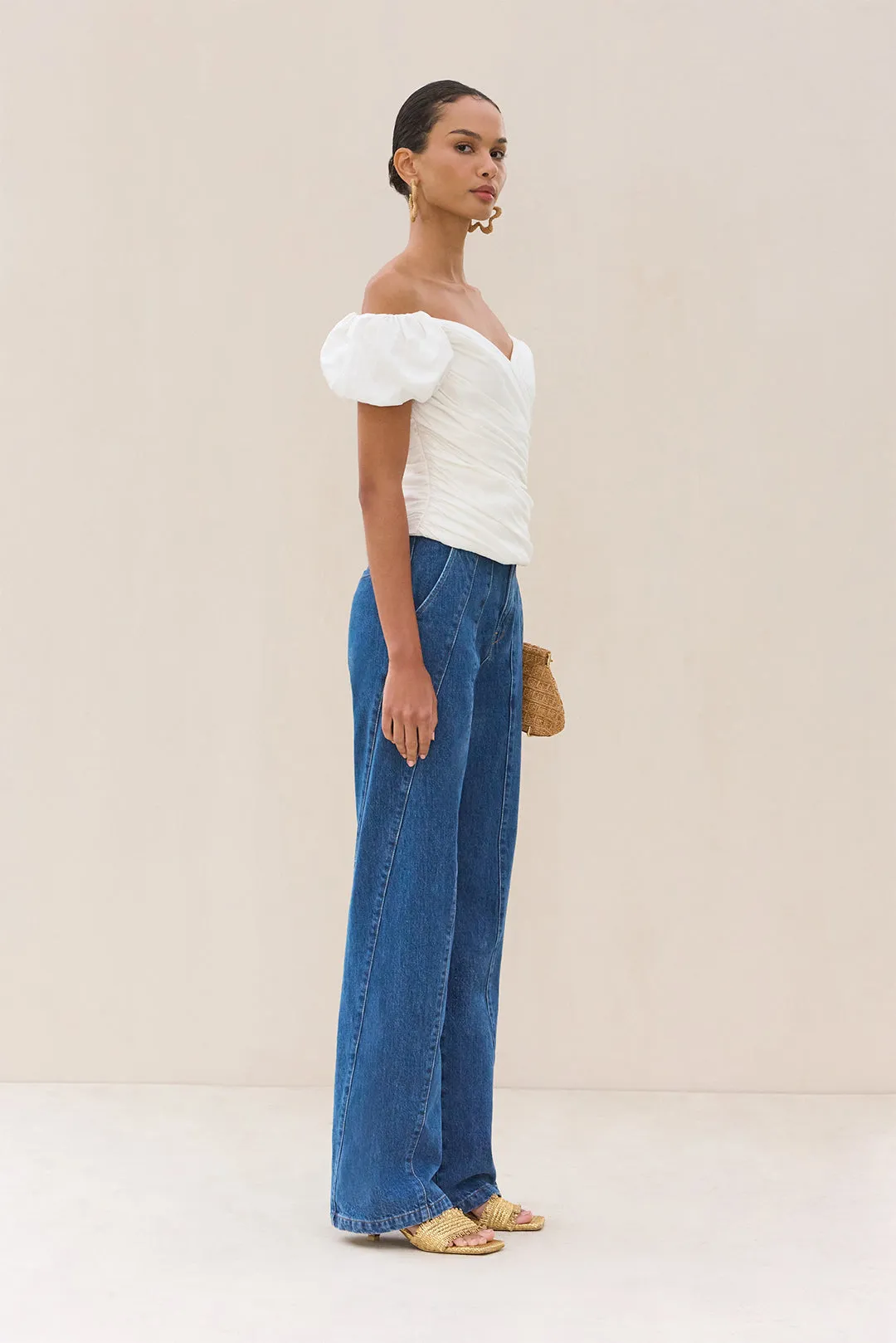 HELENE TOP - OFF WHITE sold by Cult Gaia product image thumbnail 5