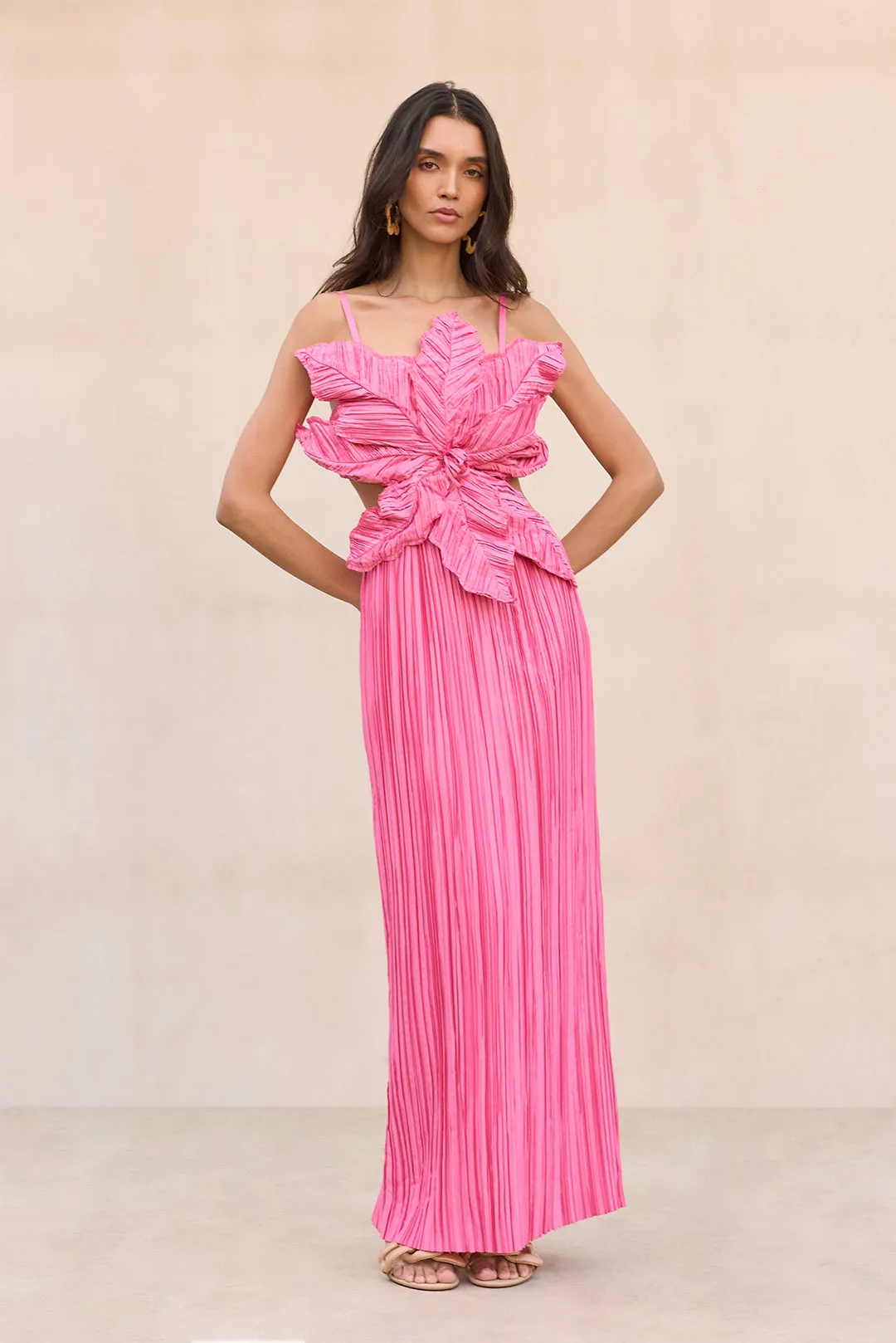 HESTRA GOWN - ROSETTE sold by Cult Gaia