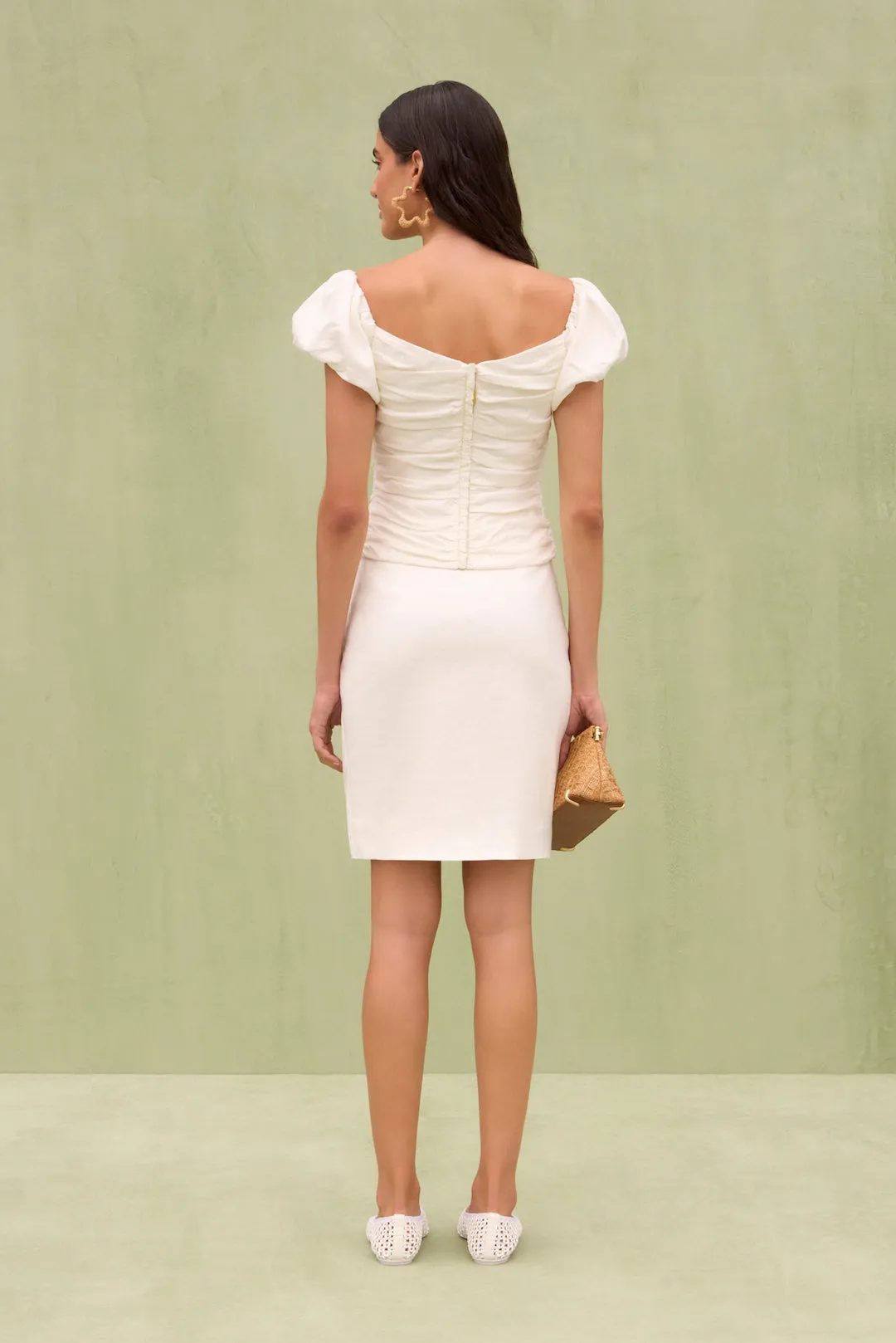 KIT SKIRT - OFF WHITE sold by Cult Gaia product image thumbnail 4