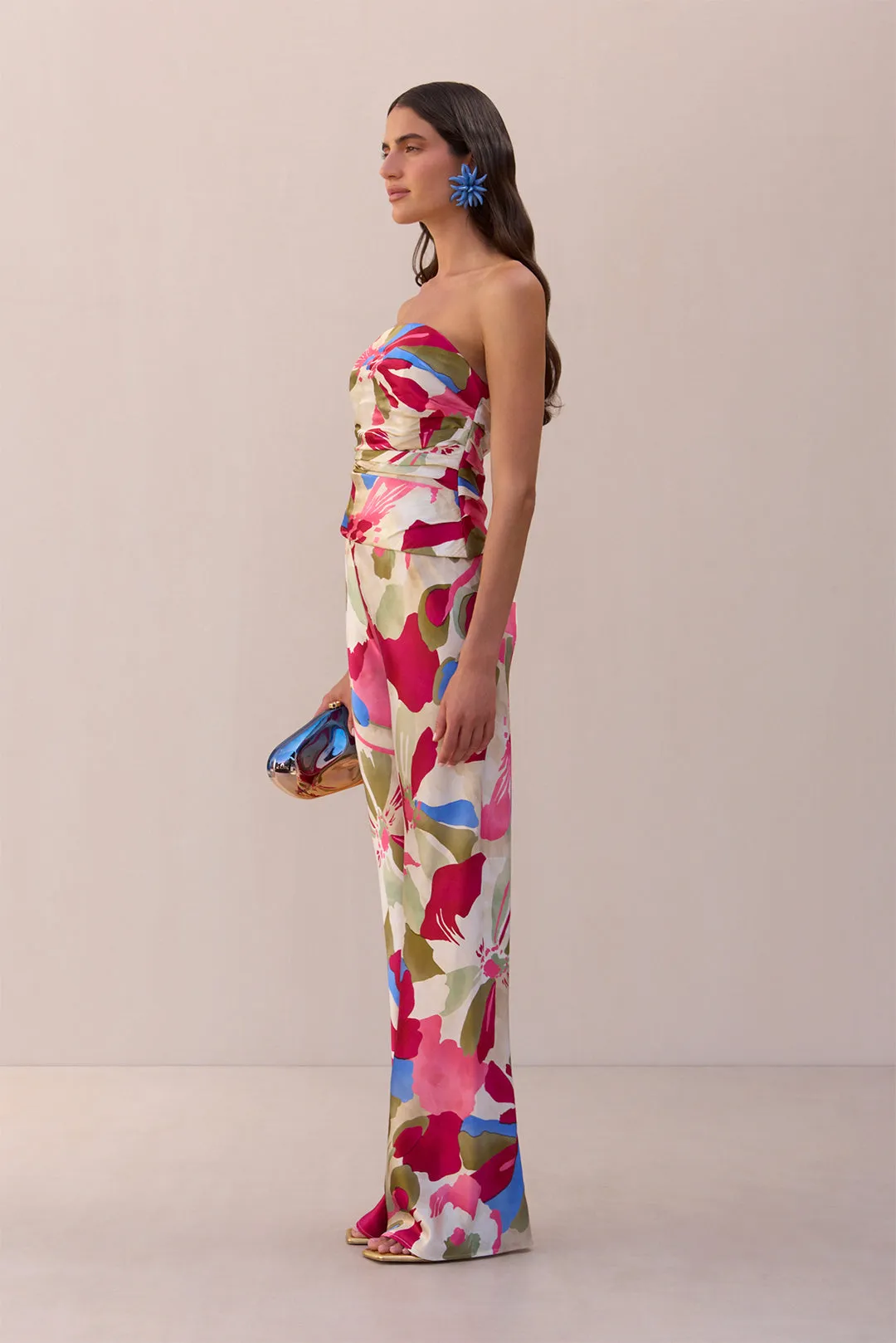 KRISHA TOP - FLORAL ROSETTE sold by Cult Gaia product image thumbnail 3