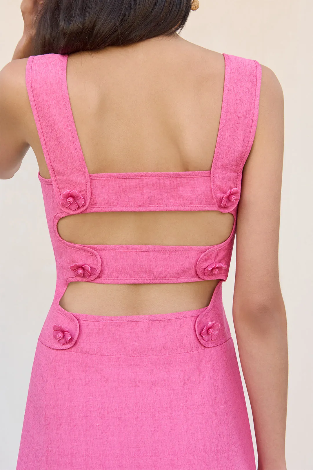 LEIGH DRESS - ROSETTE sold by Cult Gaia product image thumbnail 2