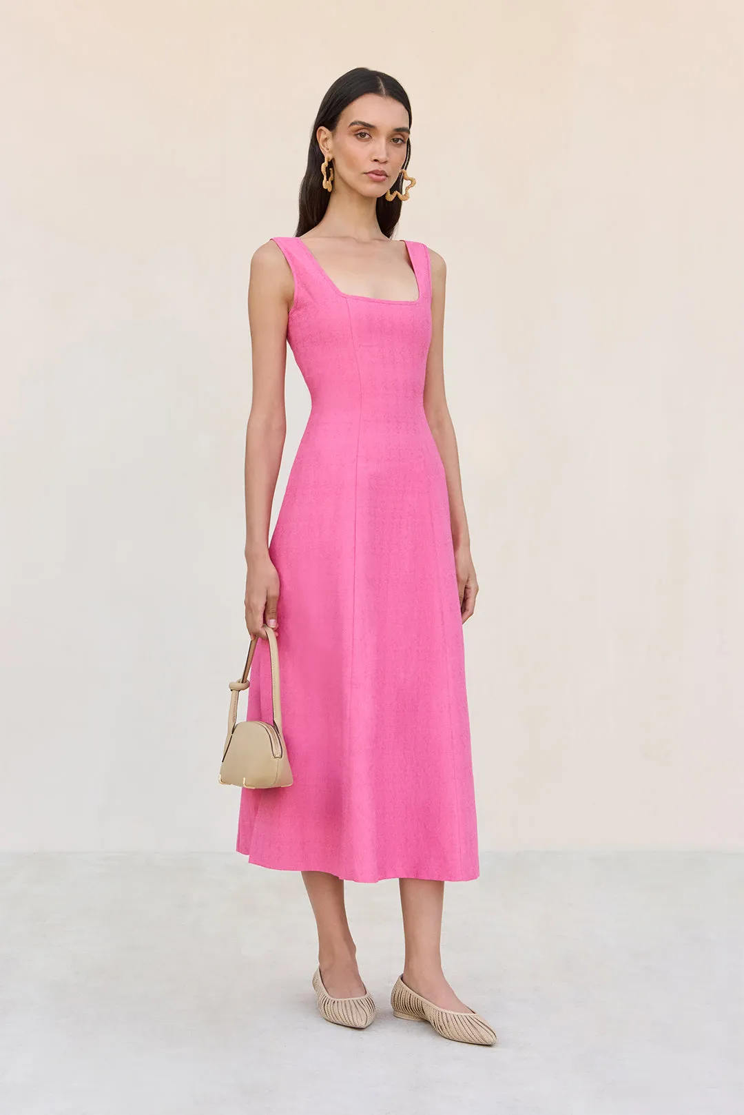 LEIGH DRESS - ROSETTE sold by Cult Gaia product image thumbnail 3