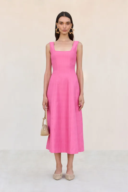 LEIGH DRESS - ROSETTE sold by Cult Gaia