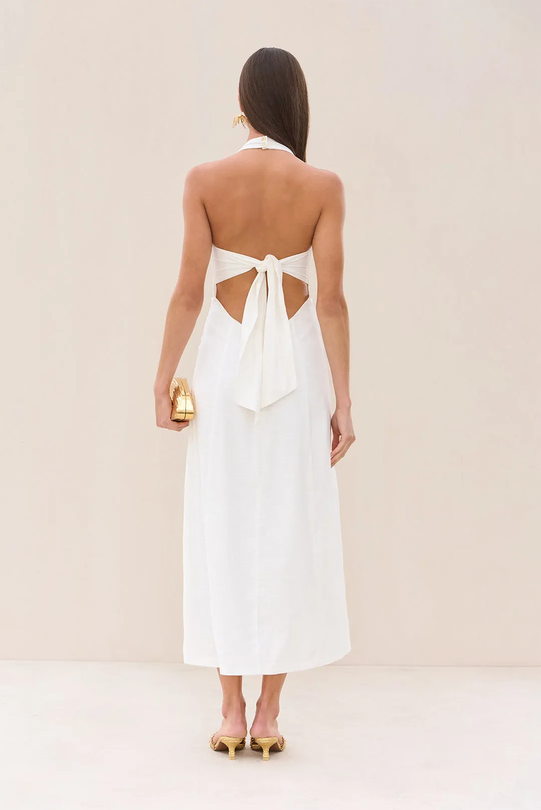 LIANNA DRESS - OFF WHITE sold by Cult Gaia product image thumbnail 5