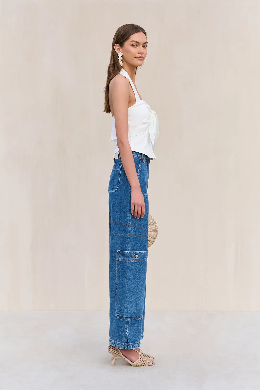 LILIANA TOP - OFF WHITE sold by Cult Gaia product image thumbnail 4