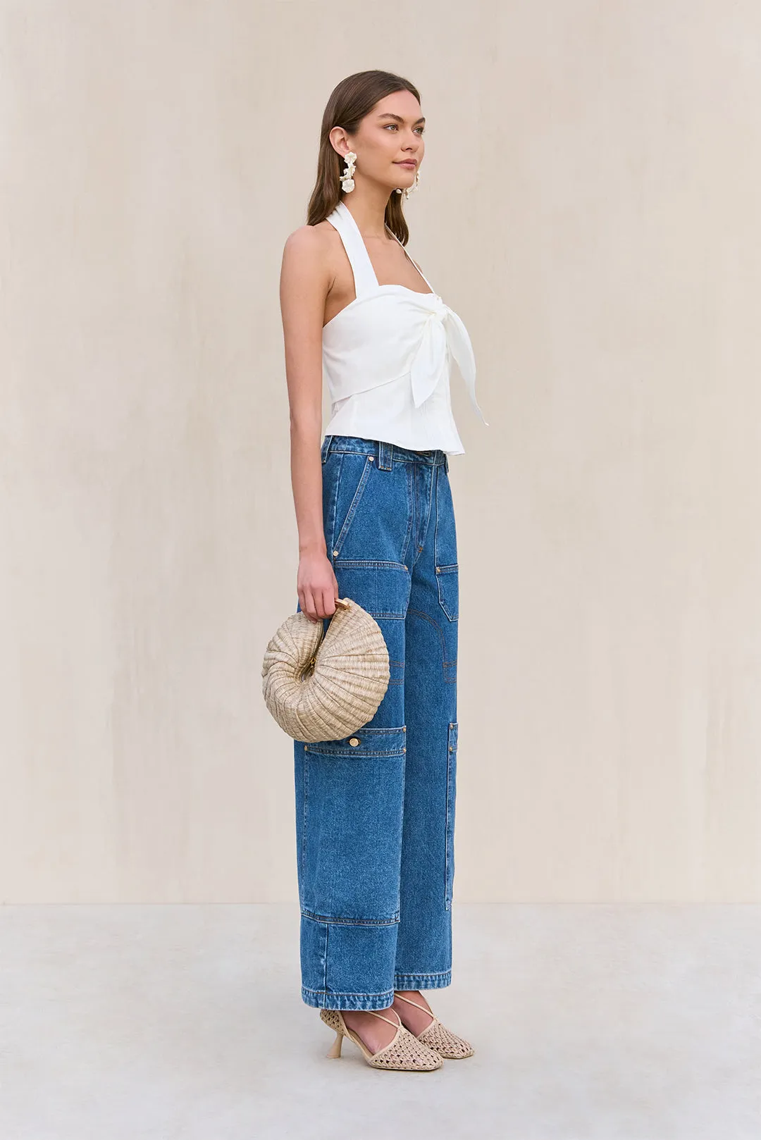 LILIANA TOP - OFF WHITE sold by Cult Gaia product image thumbnail 5