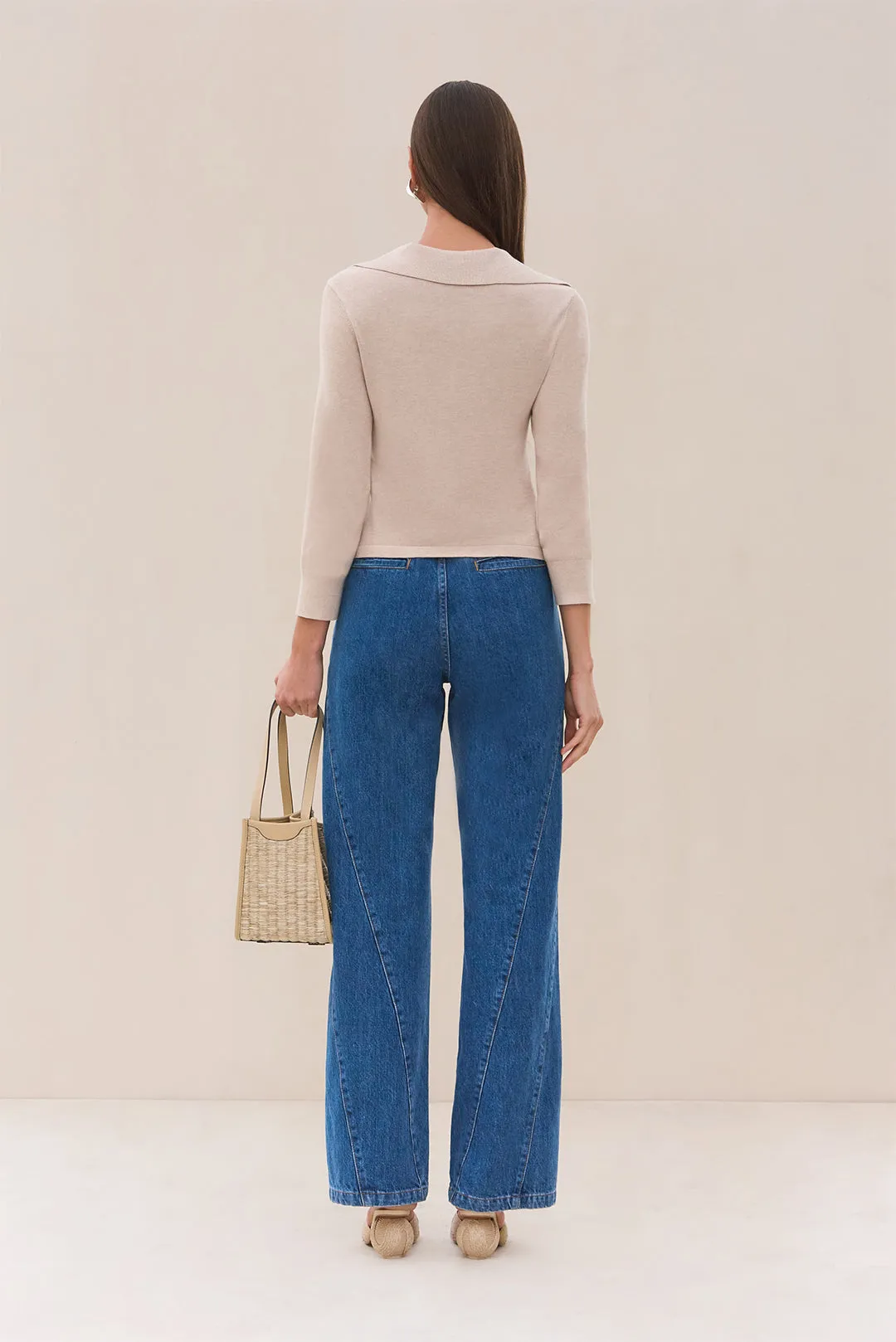 MACE KNIT CARDIGAN - BEACH sold by Cult Gaia product image thumbnail 4