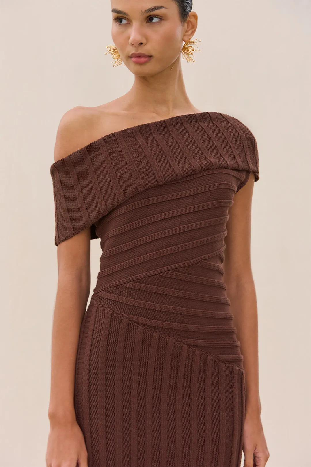 OCEANE KNIT DRESS - JAVA sold by Cult Gaia