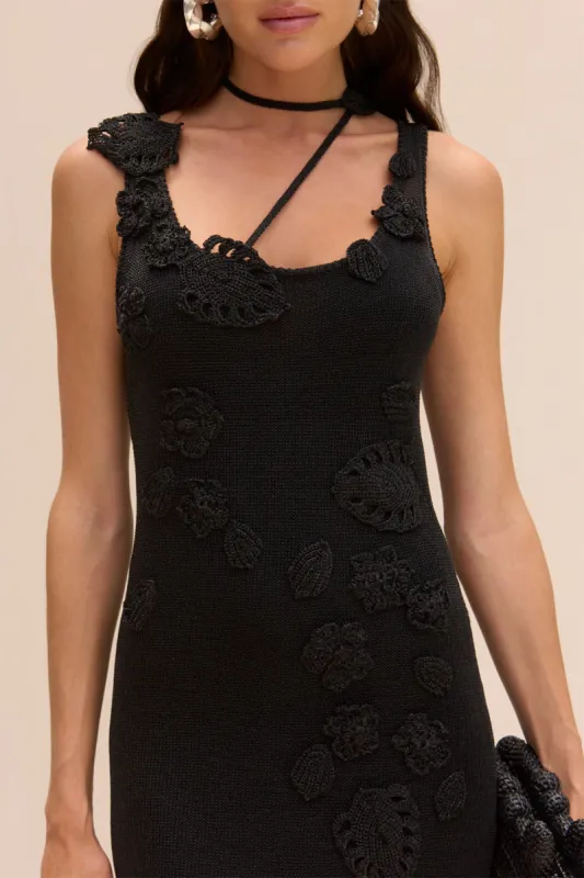 PEMMA KNIT DRESS - BLACK sold by Cult Gaia