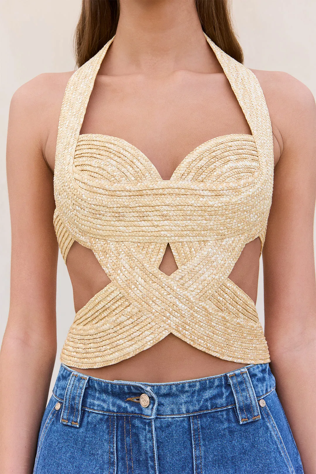 RADHA TOP - NATURAL sold by Cult Gaia