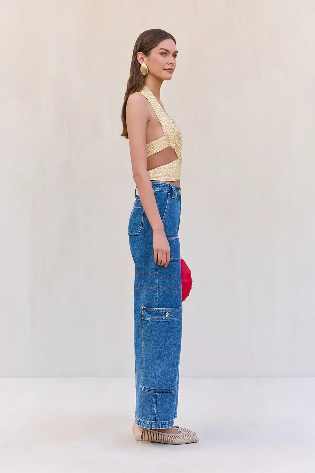 RADHA TOP - NATURAL sold by Cult Gaia product image thumbnail 3