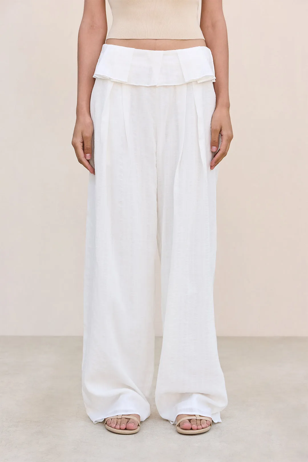 SISLEY PANT - OFF WHITE sold by Cult Gaia product image thumbnail 2