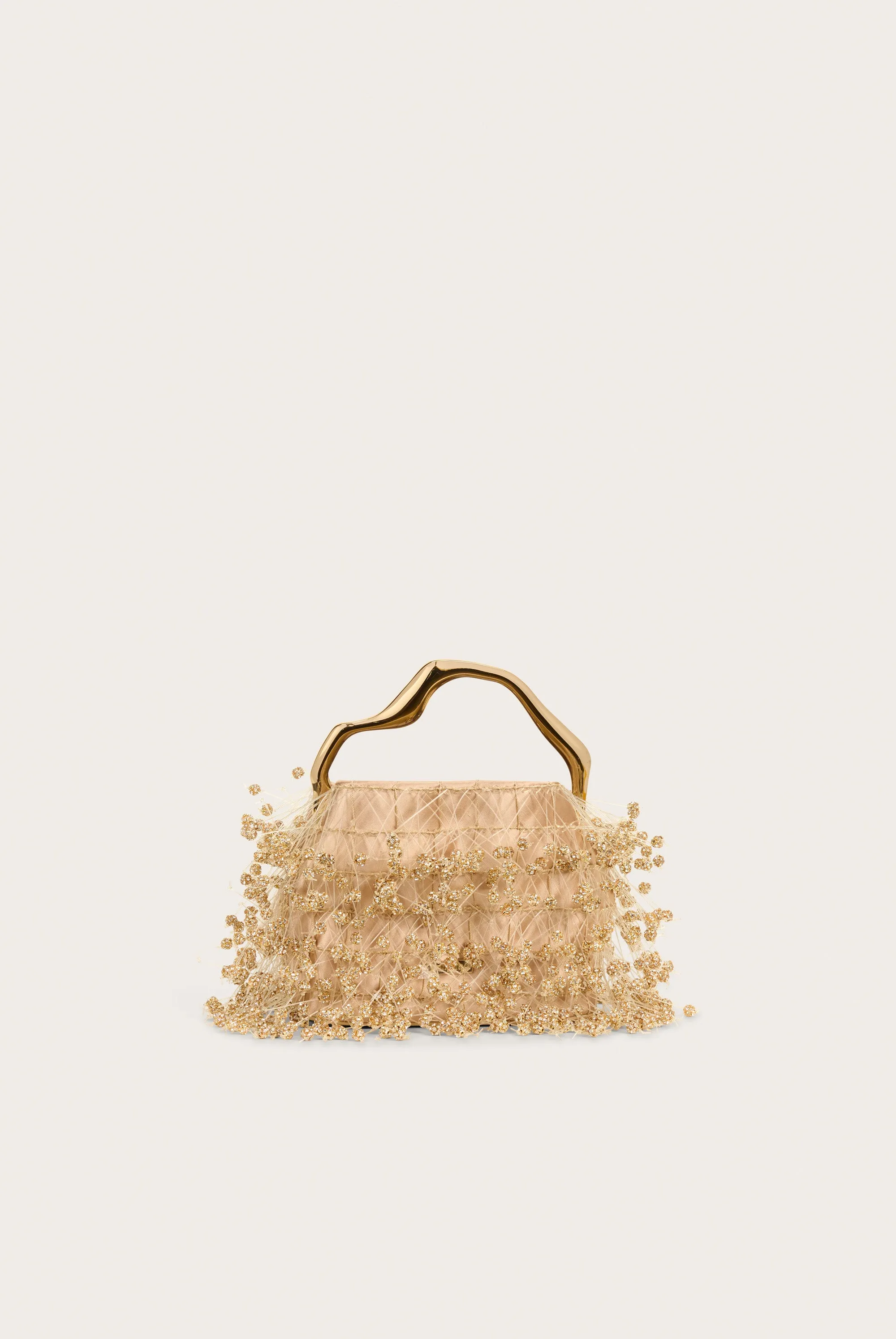 SOLENE MINI RHINESTONE BAG - SAND DOLLAR sold by Cult Gaia