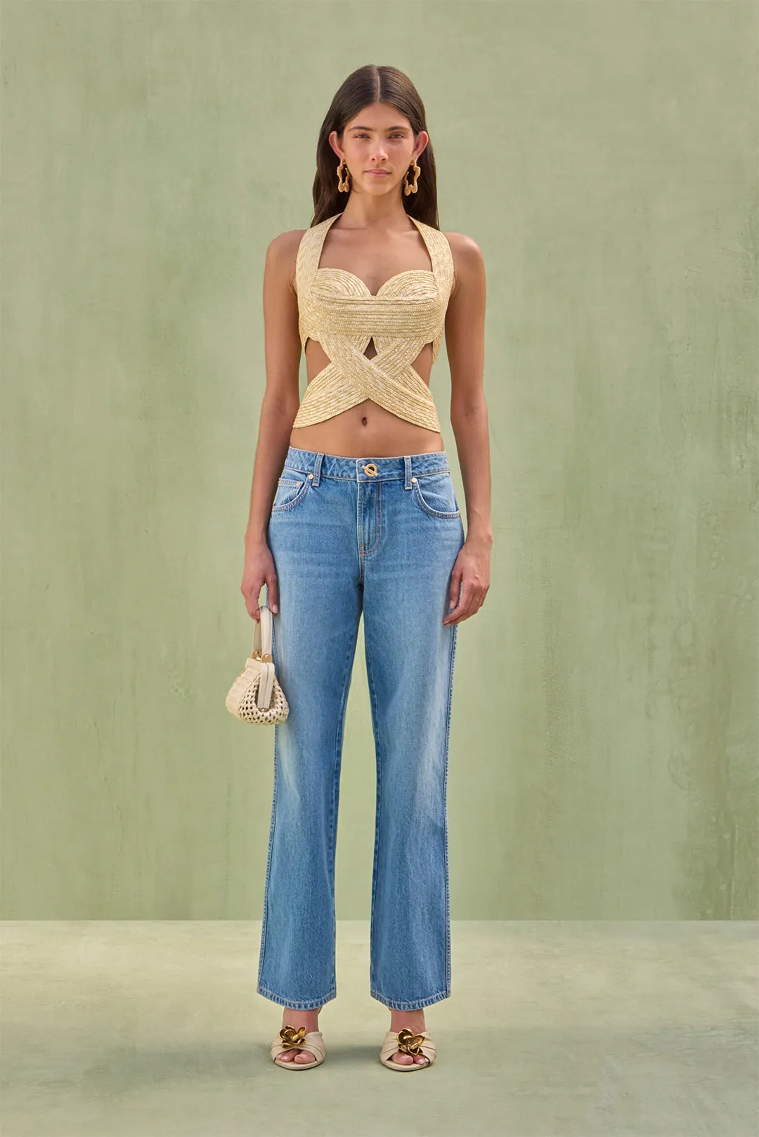 TAMAR JEAN - MEDIUM STONE WASH sold by Cult Gaia