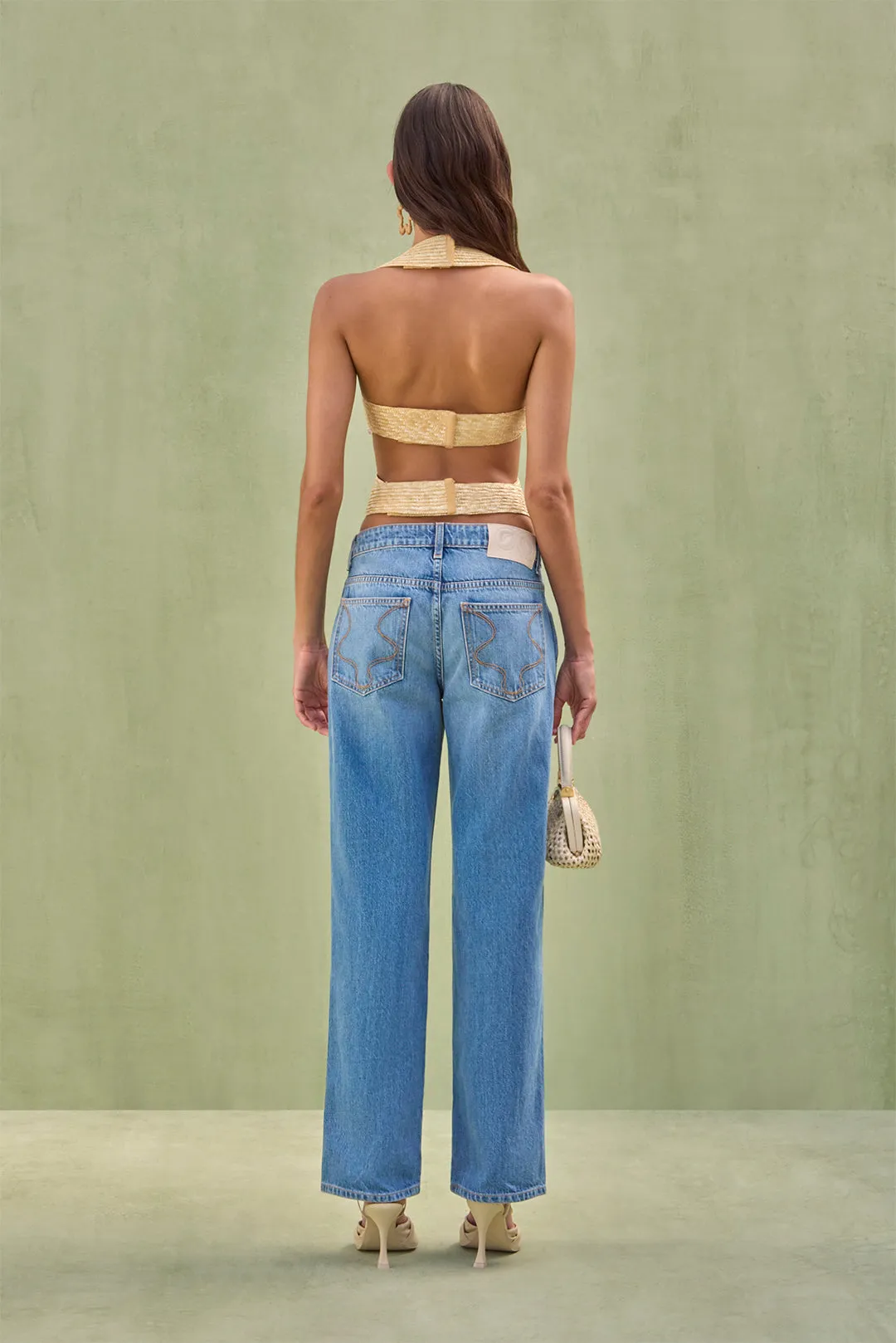 TAMAR JEAN - MEDIUM STONE WASH sold by Cult Gaia product image thumbnail 3