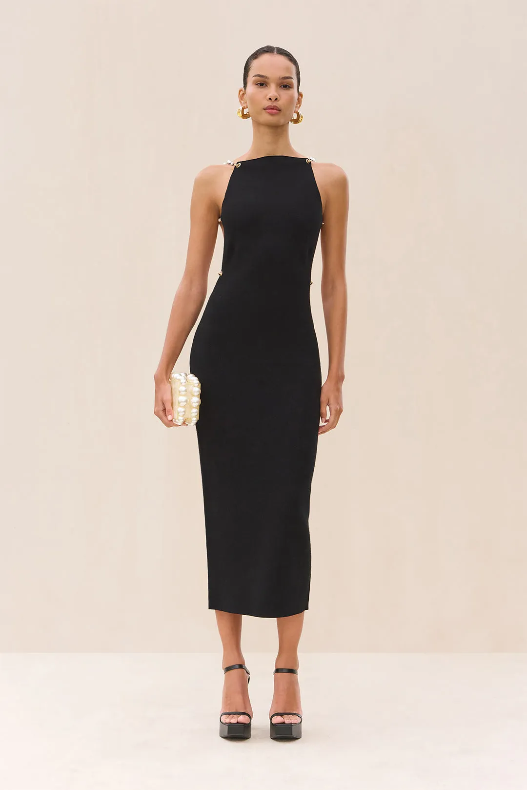CASSI KNIT DRESS - BLACK sold by Cult Gaia product image thumbnail 2