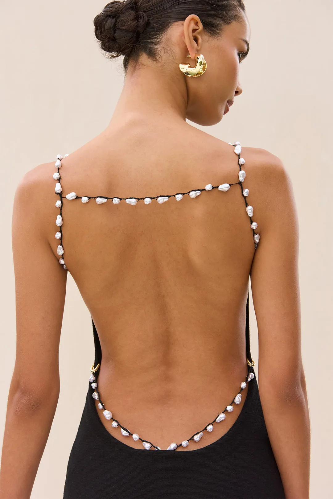 CASSI KNIT DRESS - BLACK sold by Cult Gaia