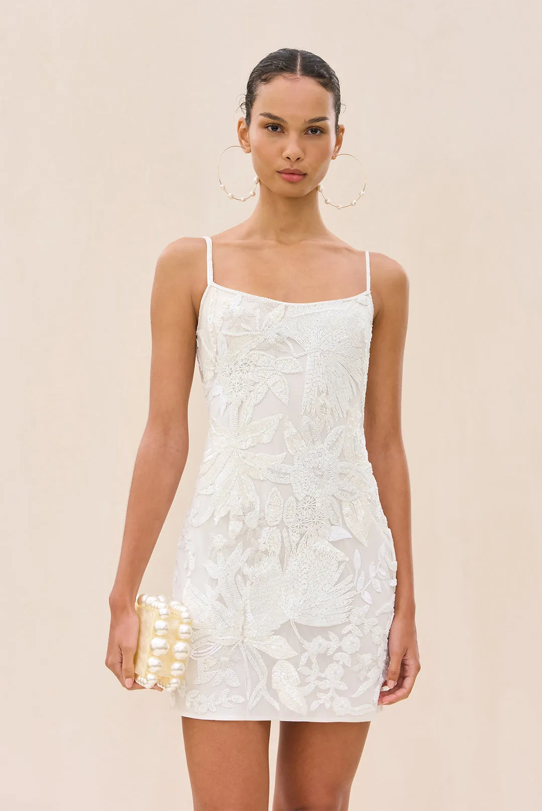 KEN DRESS - OFF WHITE sold by Cult Gaia product image thumbnail 3