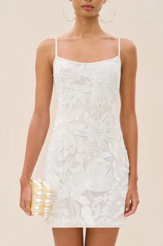 KEN DRESS - OFF WHITE sold by Cult Gaia