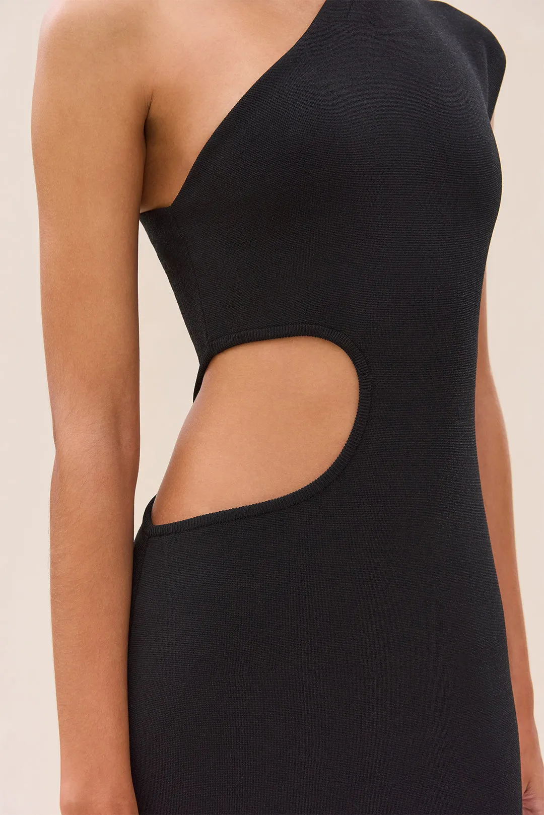 LINNEA KNIT DRESS - BLACK sold by Cult Gaia product image thumbnail 2