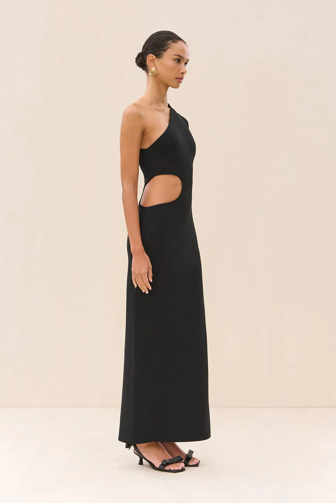 LINNEA KNIT DRESS - BLACK sold by Cult Gaia product image thumbnail 4