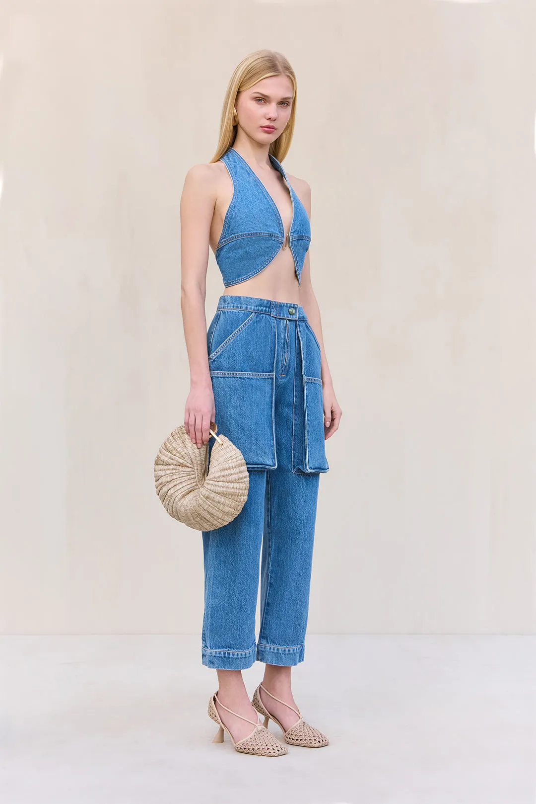 DIEM TOP - MEDIUM STONE WASH sold by cult gaia product image thumbnail 5