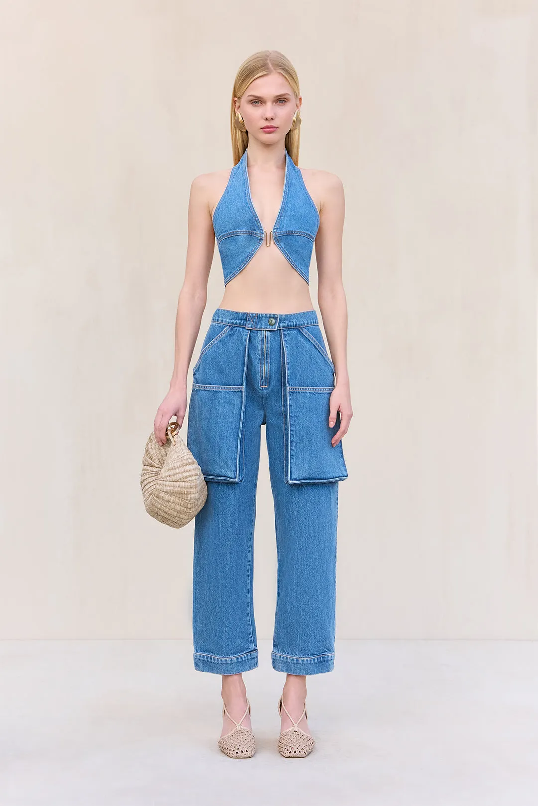 DIEM TOP - MEDIUM STONE WASH sold by cult gaia product image thumbnail 3