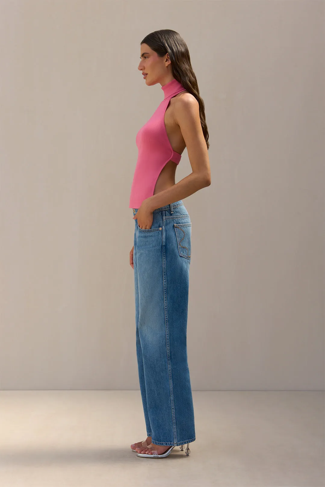 WAKE KNIT TOP - ROSETTE sold by Cult Gaia product image thumbnail 3