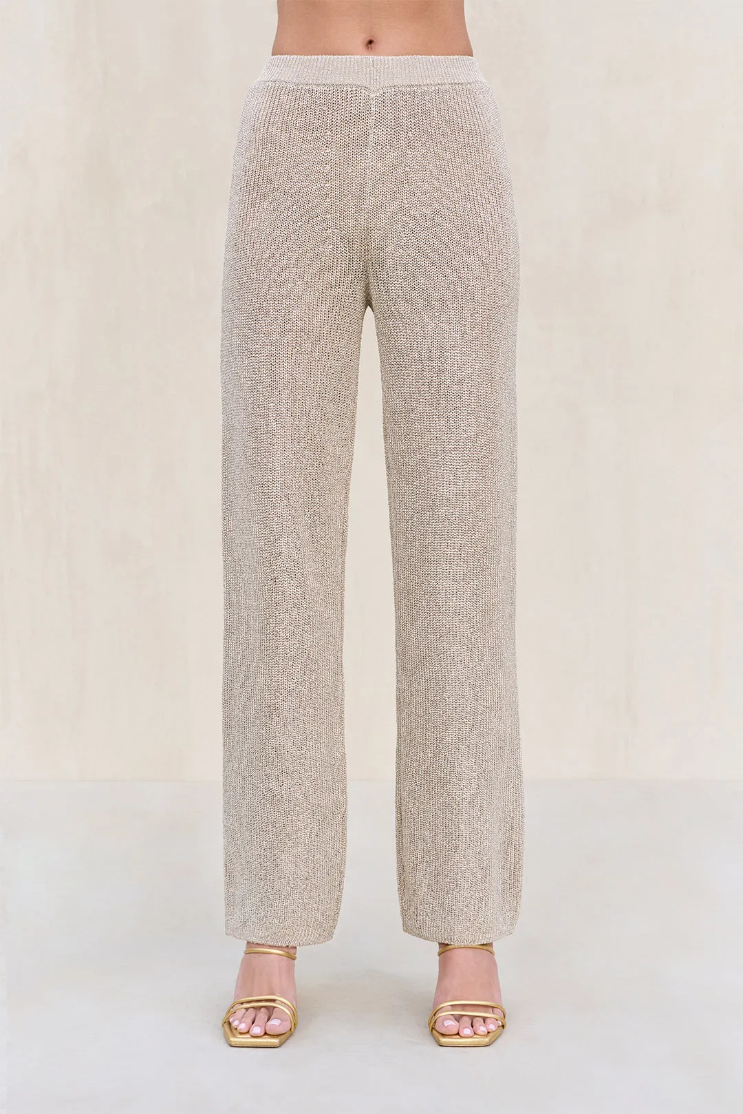LAWENA KNIT PANT - BEACH sold by Cult Gaia product image thumbnail 2