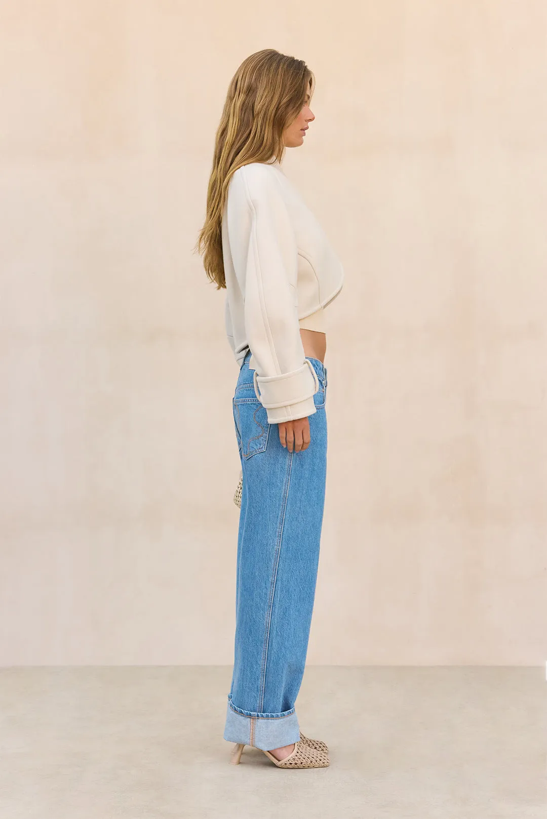 YOKO JACKET - LIGHT BEACH sold by Cult Gaia product image thumbnail 5