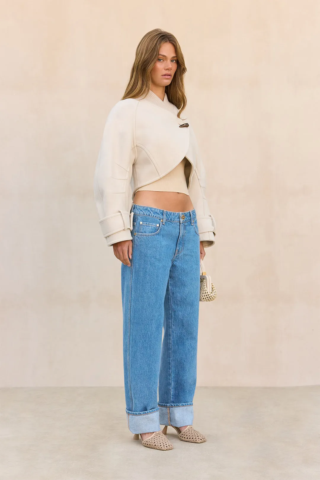 YOKO JACKET - LIGHT BEACH sold by Cult Gaia product image thumbnail 4