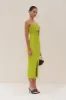 CHRISTY KNIT DRESS - ALGAE sold by Cult Gaia