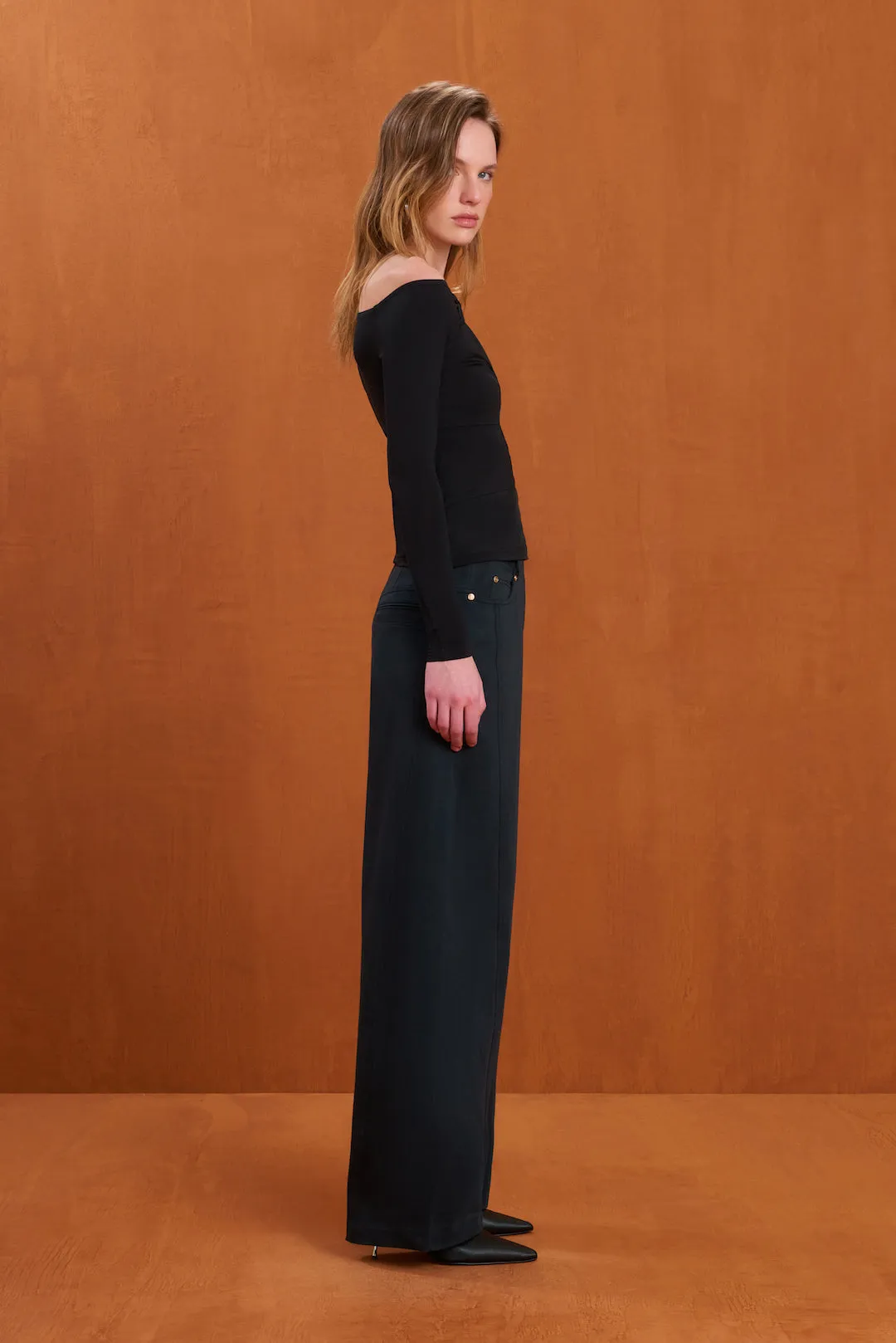 ROSIA TOP - BLACK sold by Cult Gaia product image thumbnail 4