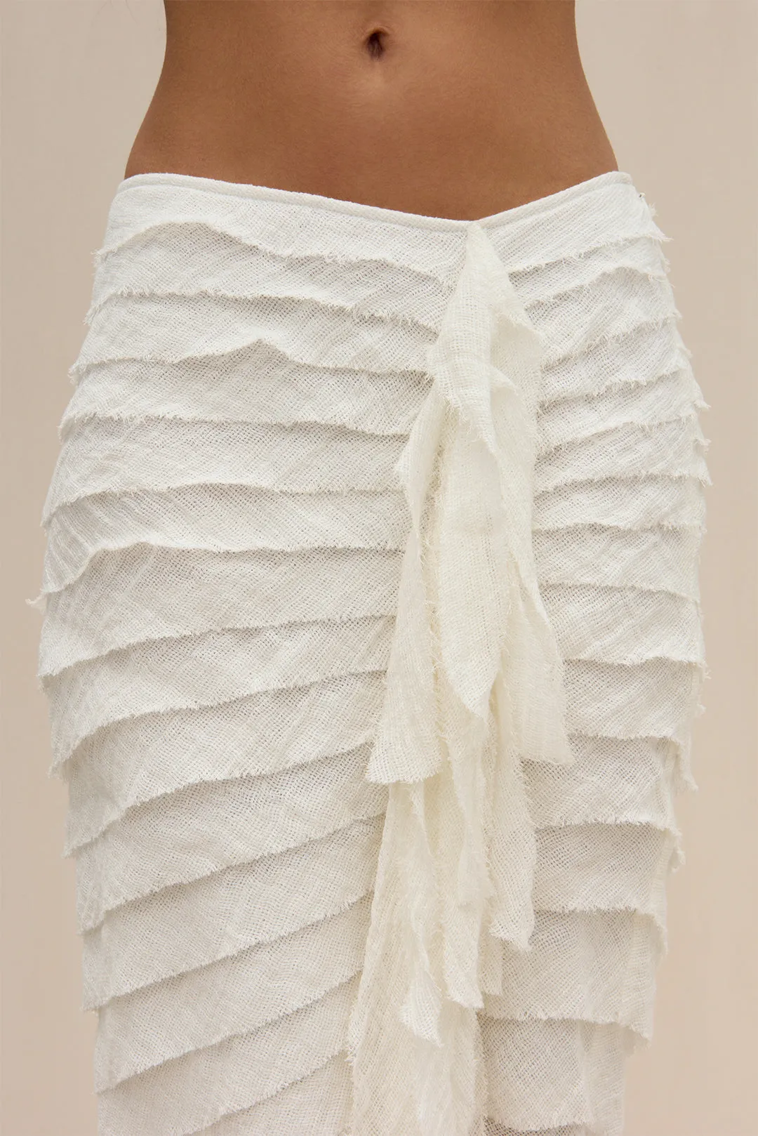LEO SKIRT - OFF WHITE sold by Cult Gaia product image thumbnail 4
