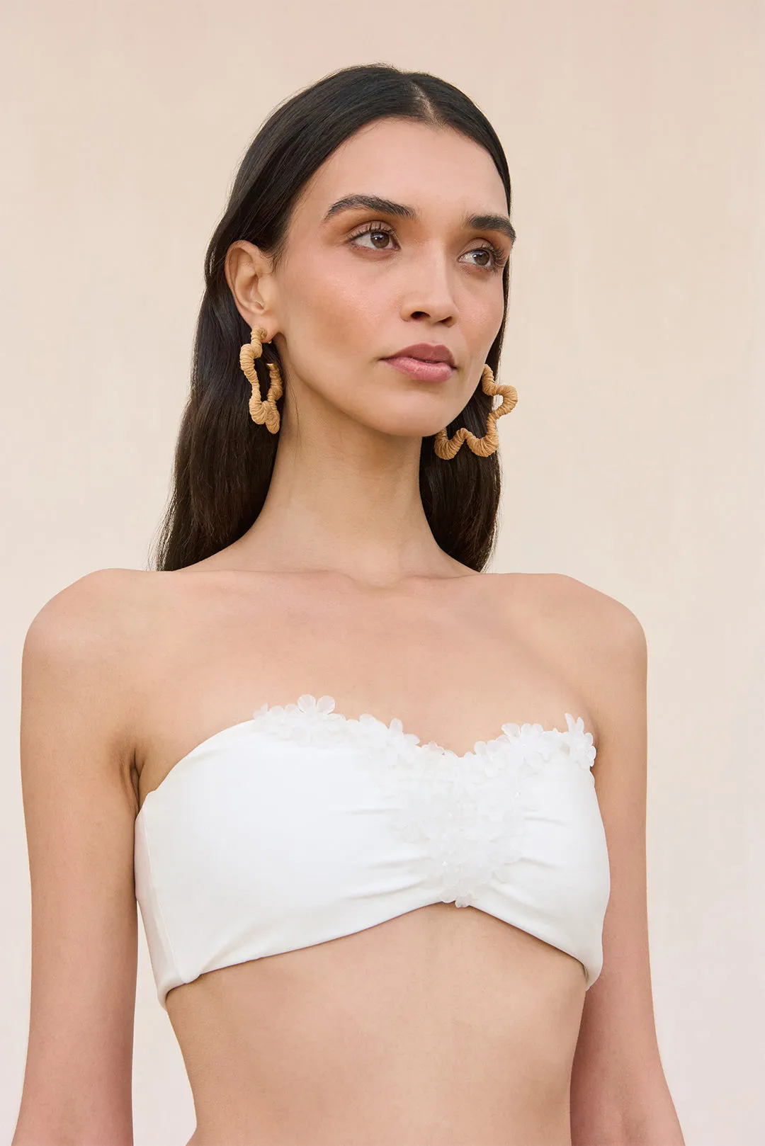 URSULA BIKINI TOP - OFF WHITE sold by Cult Gaia product image thumbnail 3
