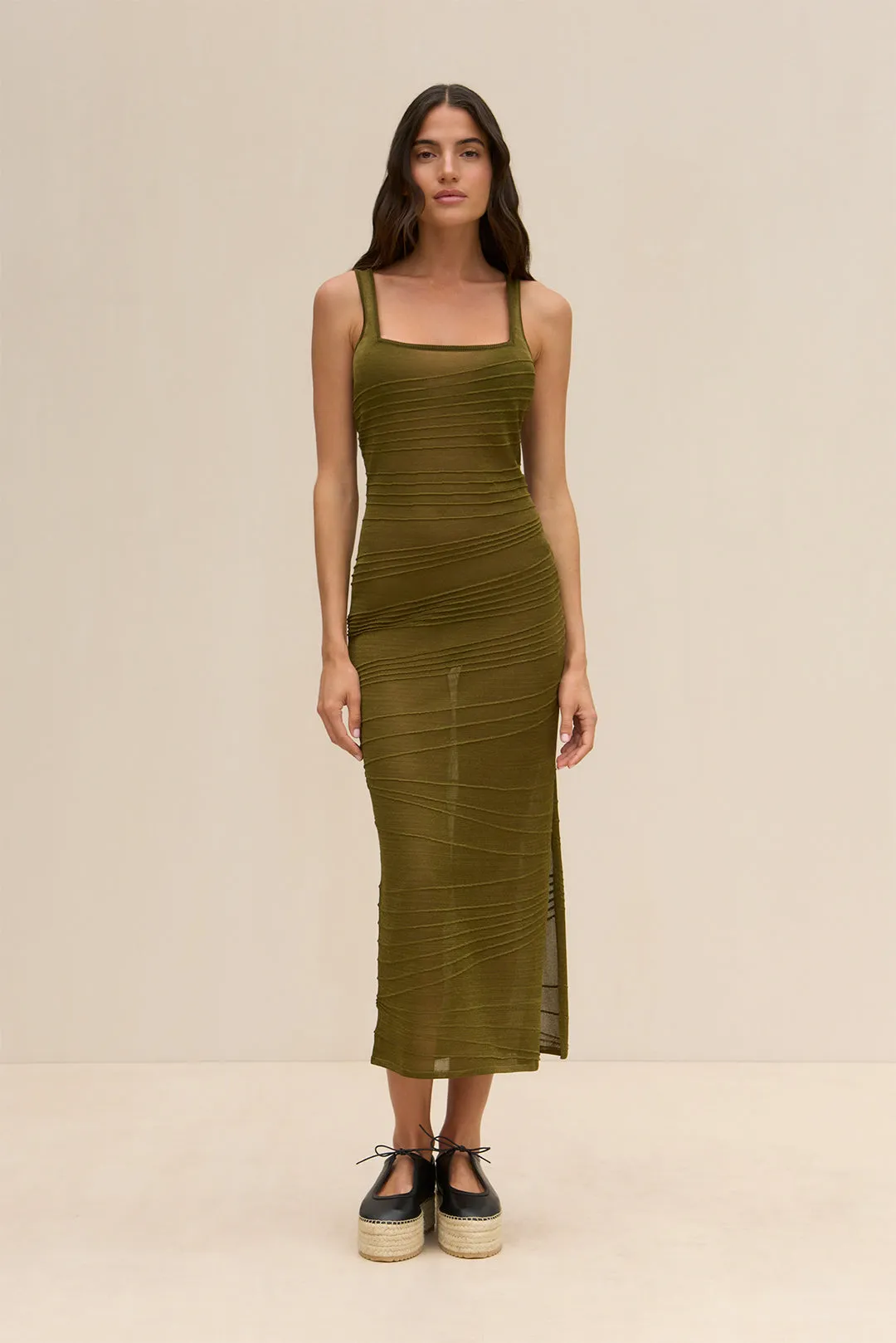 MAI KNIT COVERUP - CEDAR sold by Cult Gaia