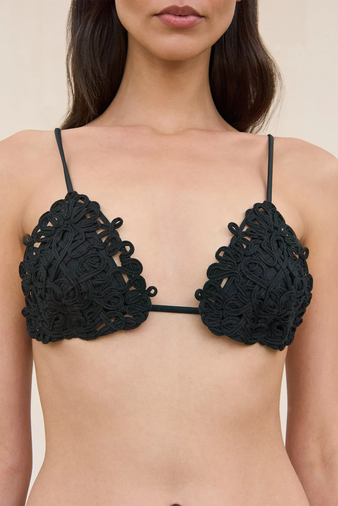 IRINA BIKINI TOP - BLACK sold by Cult Gaia