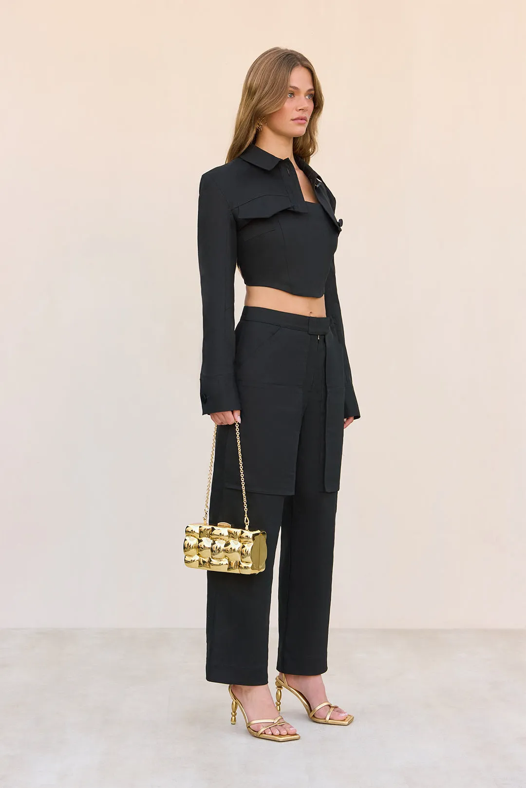 ISSA JACKET - BLACK sold by Cult Gaia product image thumbnail 5