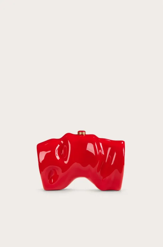 SCRUNCH CLUTCH - VERMILION sold by Cult Gaia