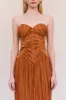 ASHIKA GOWN - BOURBON sold by Cult Gaia
